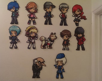 Persona 3 Cast Character - One Perler Bead Sprite