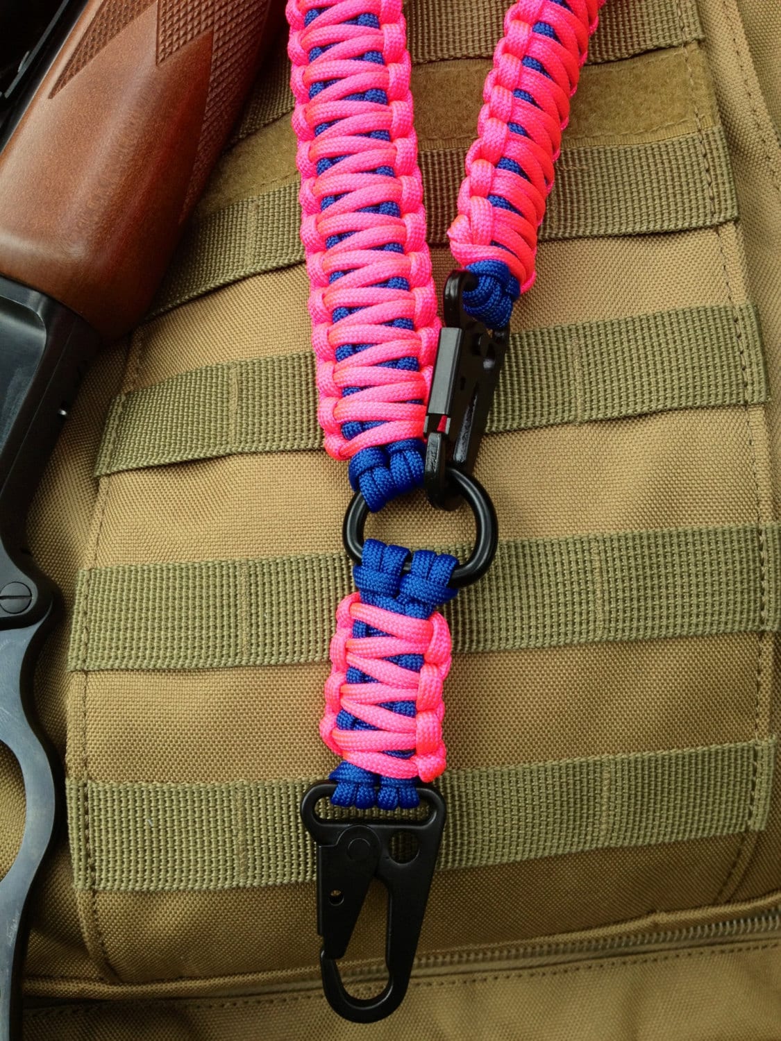 1 and 2 point 550 paracord Rifle slings