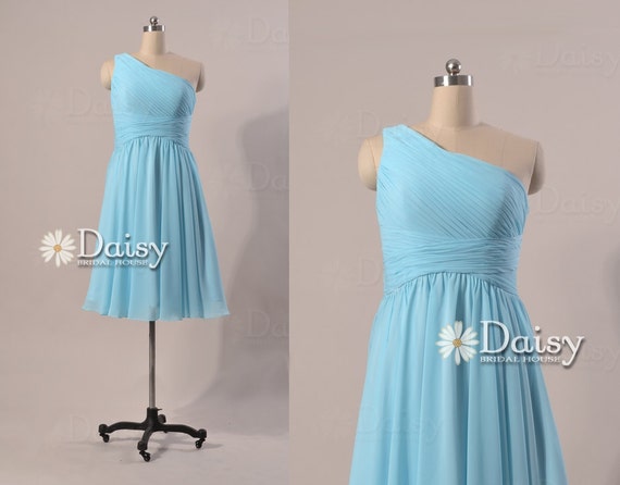 Sky Blue Bridesmaid Dress in Vintage,Custom Blue Short Bridesmaid ...