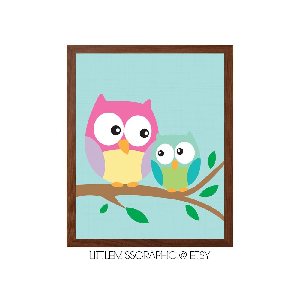 INSTANT DOWNLOAD Girls Boys Room Wall Art by LittleMissGraphic