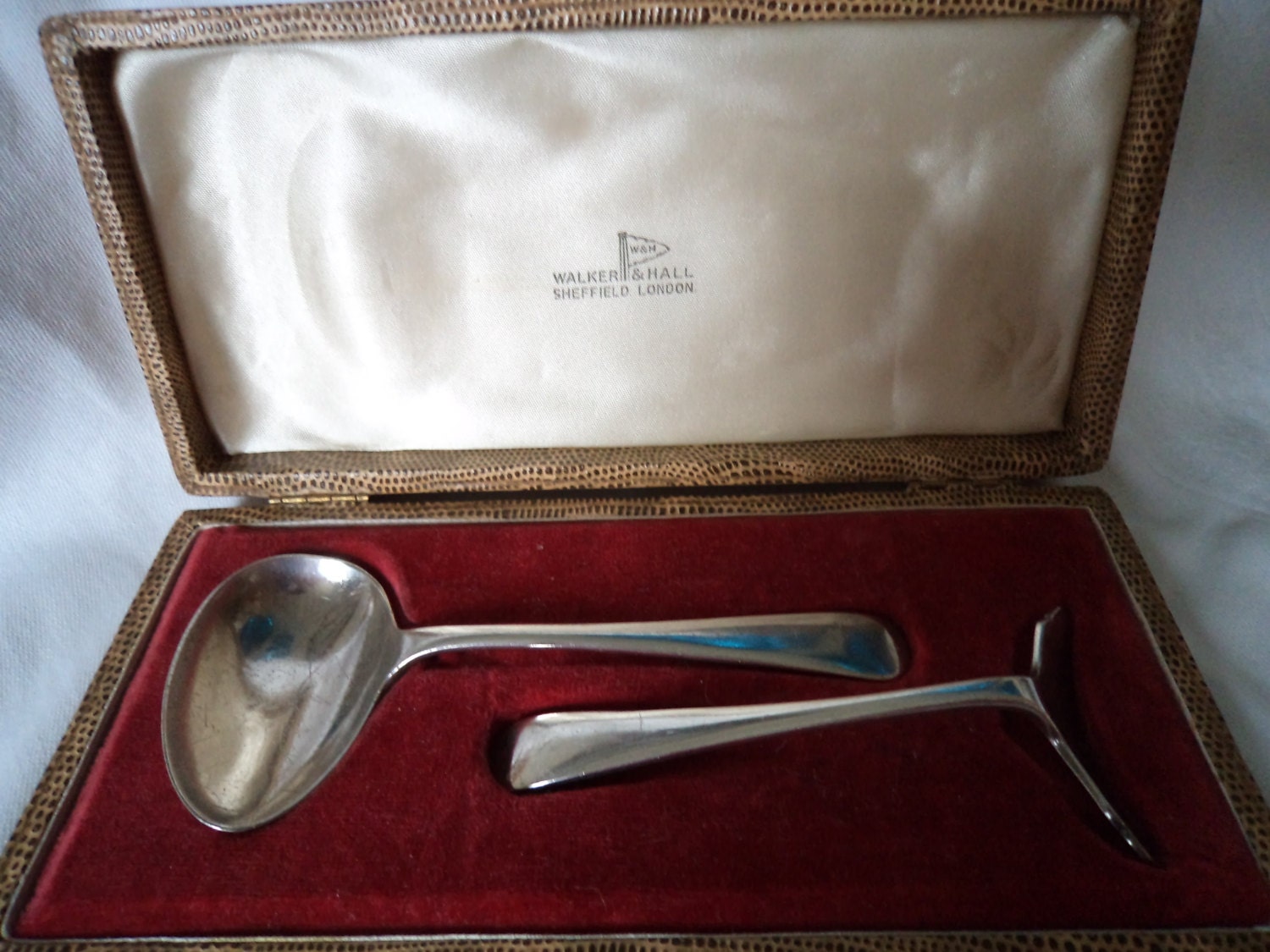 Vintage Silver Plated Baby Pusher and Spoon (Boxed) Haute Juice