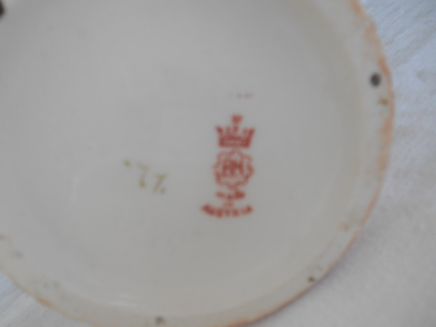 Robert Hanke Vase Handpainted Porcelain Made in Austria