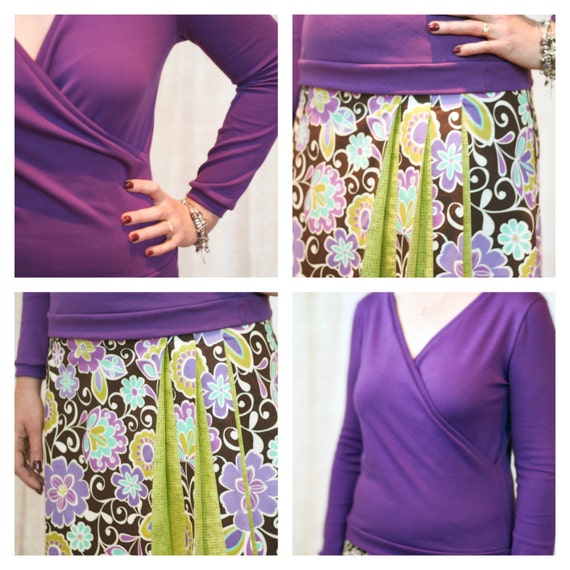 BUNDLE - combo deal - Wrapped Up top and Origami skirt pattern bundle: Ladies' Editions - PDF patterns