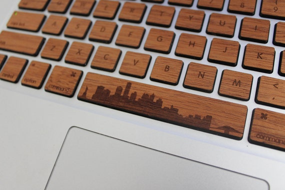 Macbook Custom Keyboard Skin Decal with Custom Spacebar
