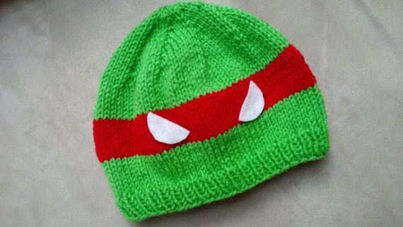 Ninja  Beanie, turtle ninja Hat hat Turtle beanie pattern Pattern: