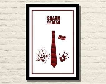 Shaun Of The Dead Movie Poster Art Print 11 X 17, Modern Poster, Home Decor