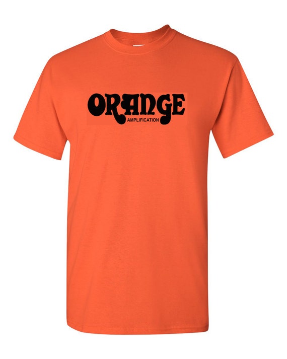 Orange Amplification T Shirt Classic rock amp tee by zappatee