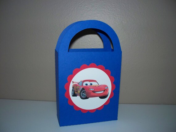 10 Disney Cars Paper Favor Bags - Treat Bags - Boys Birthday Party