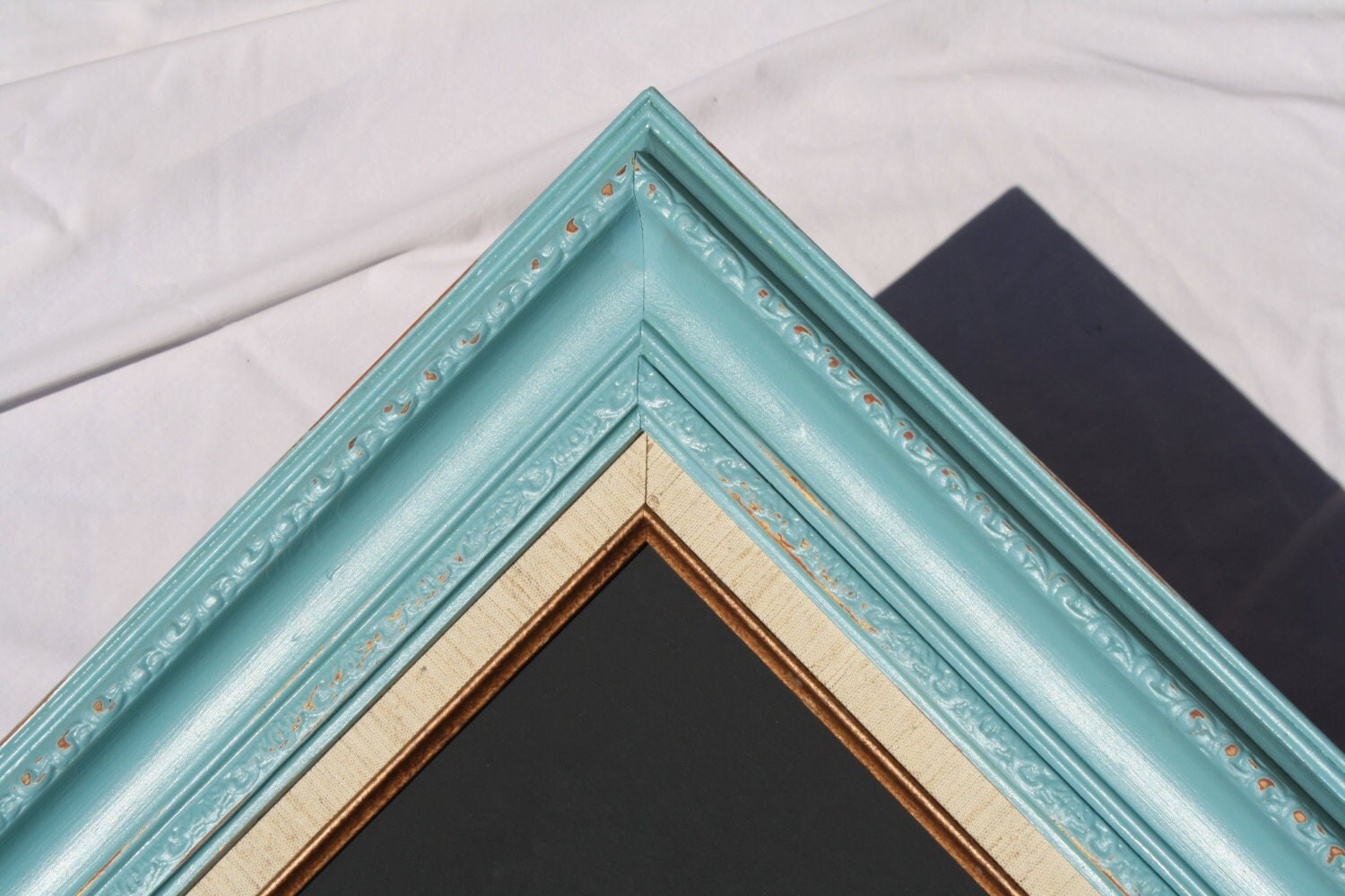 Aqua Blue CHALKBOARD Chalk Board Black by