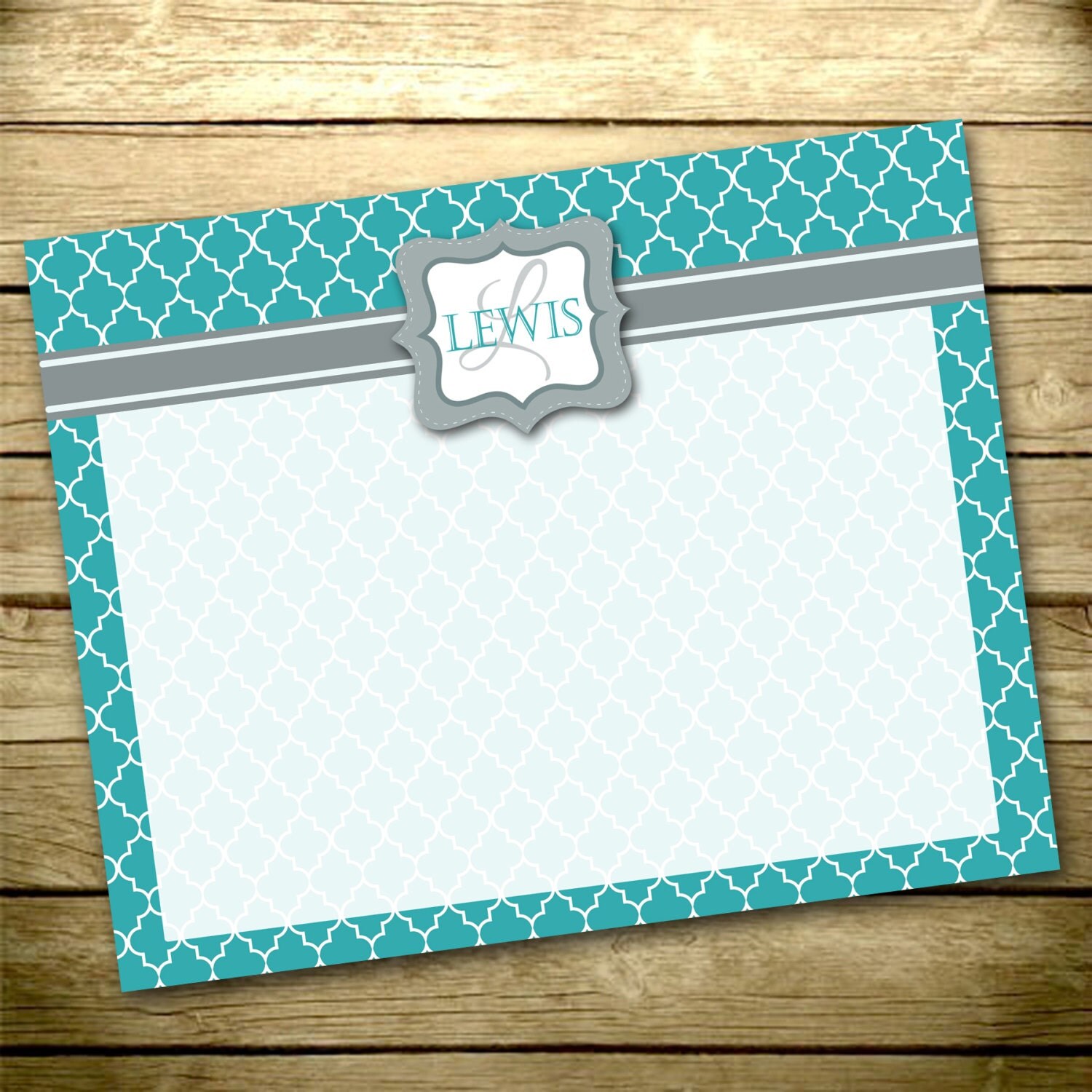 Personalized Dry Erase Board Monogram Organization Board