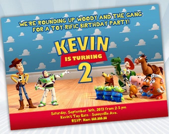 Toy Story Birthday Invitation