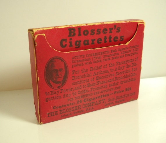 BLOSSER'S Cigarettes for Asthma & Hay Fever in Original