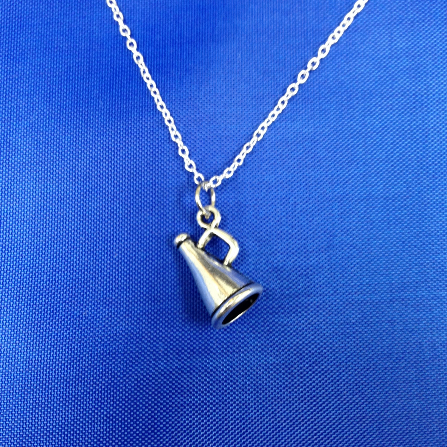Cheer Megaphone Necklace by PatrickJewelry on Etsy