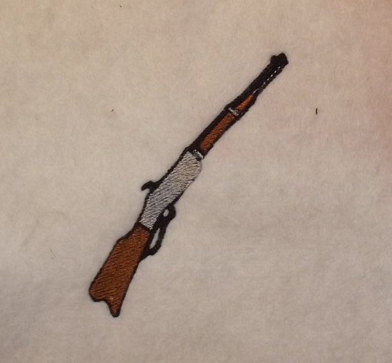 Winchester Rifle embroidery design file