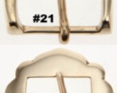 Forged Solid Brass Belt Buckles - Made in Europe