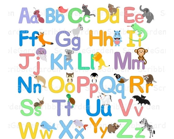 animal letters clipart - photo #27