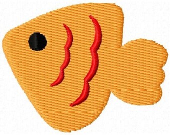Mini Fish Embroidery Design