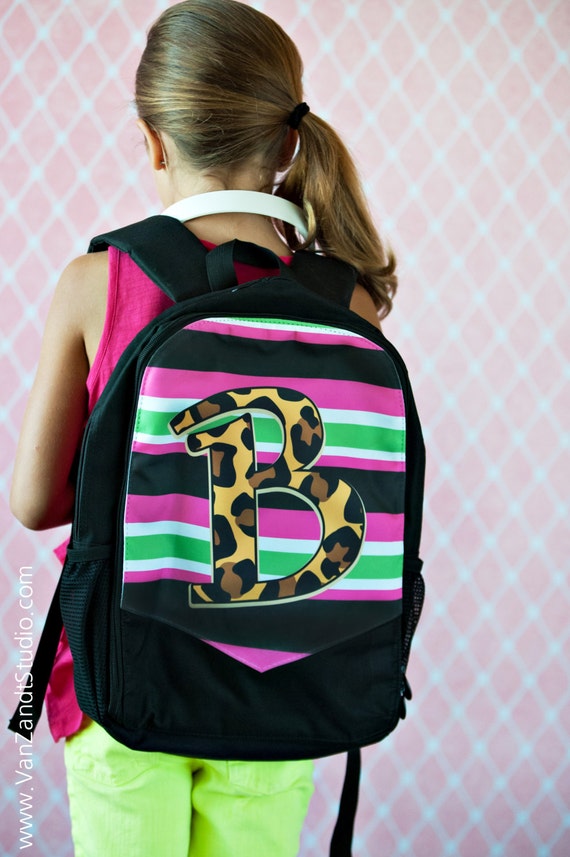 Custom Personalized Childrens Kids Girls Backpack tote School