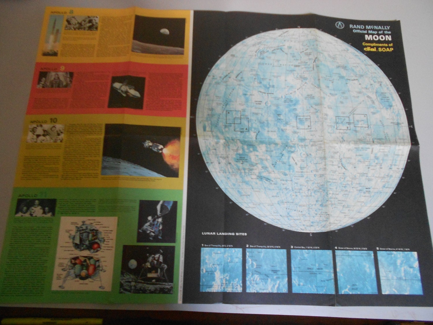 Rand McNally Official Map of the Moon