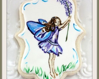 Custom Decorated Fairie Garden Sugar Cookies