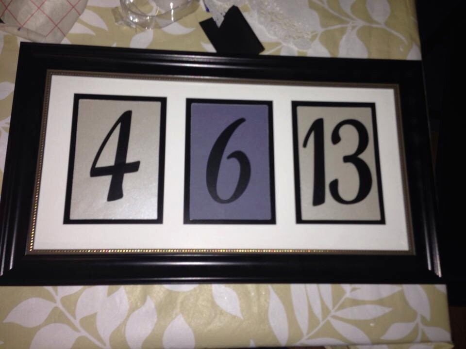 Personalized Wedding Date Frame