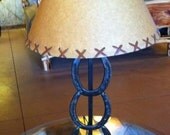 Horseshoe Table Lamp on H...