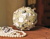 Wedding Gift, Handmade Desk Lamp, Golden Silver Lighting, Bedroom Decor, gold, silver,  4,72 inches, Summer Porch Light