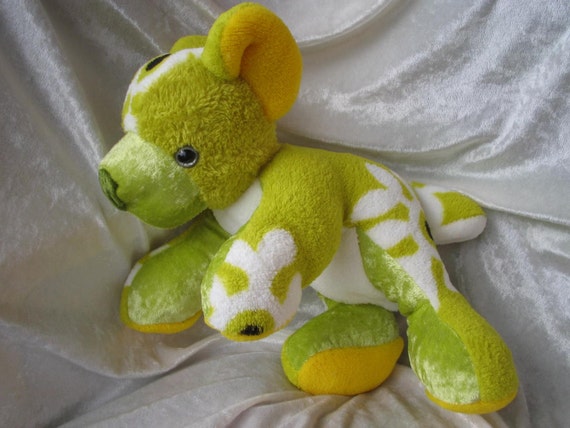 lime green teddy