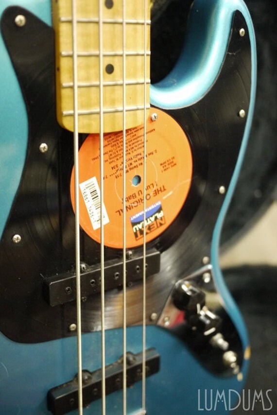 Items similar to Custom Handmade Vintage Guitar Bass Guitar Vinyl