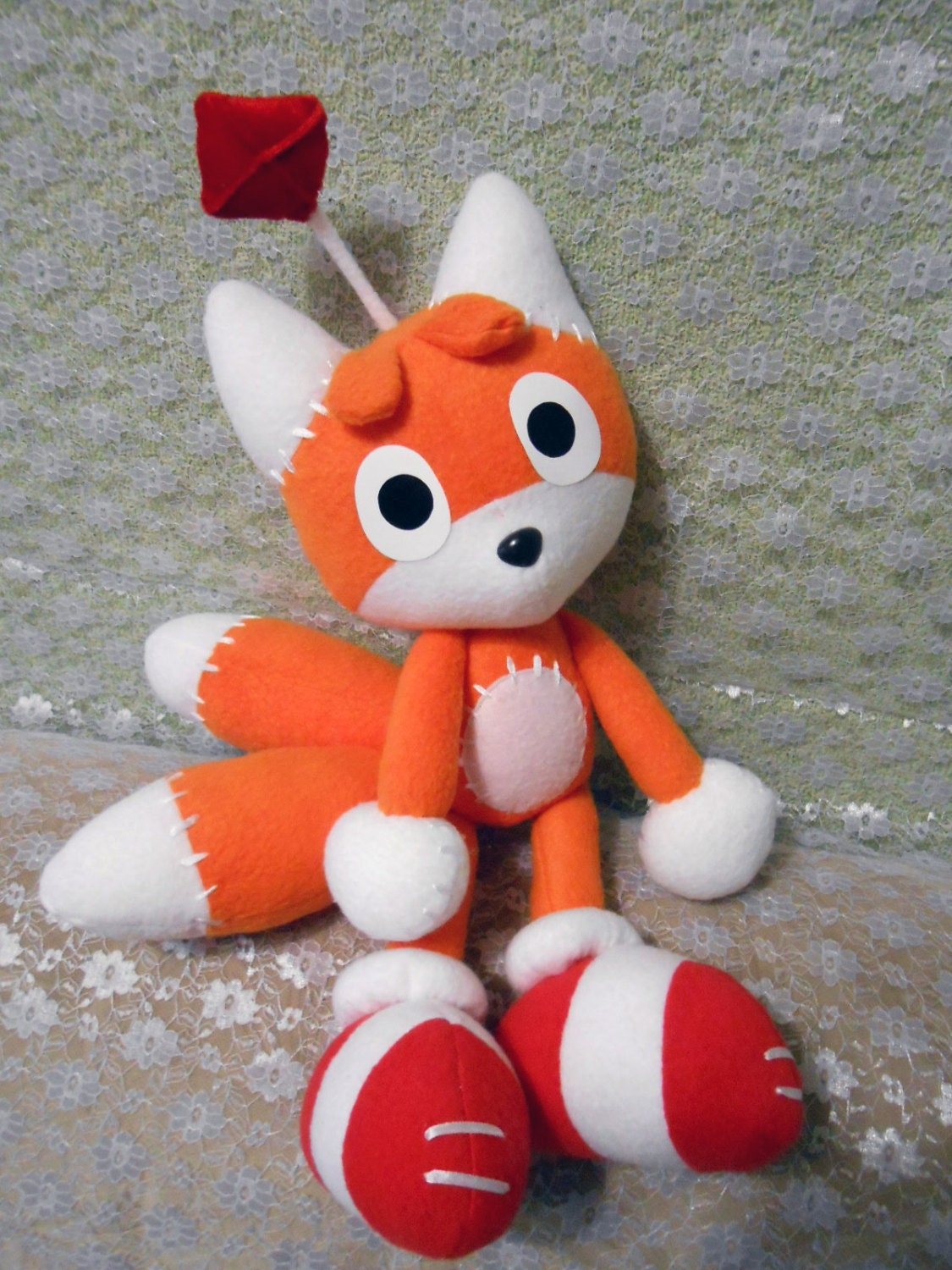 Tails Doll Toy Miles Tails Prower SONIC FRIENDS Mini Plush New W Tag 