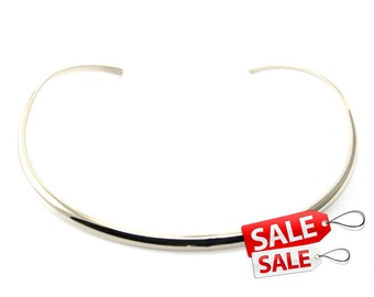 Silver Choker Nacklace Silver Collar Necklace Silver Necklace Brass Choker Necklace Brass Necklace Brass Collar Necklace 083