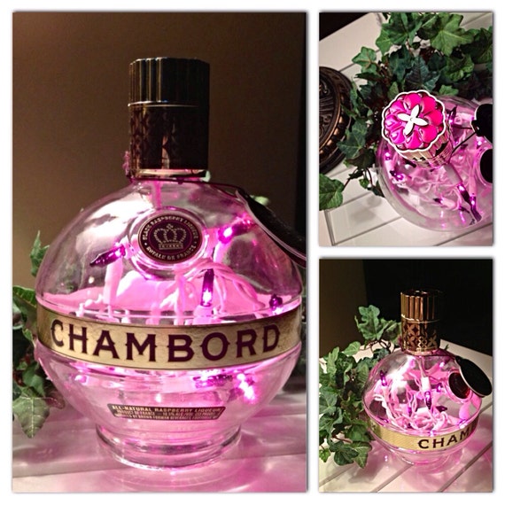 Items similar to Chambord Liquor Bottle Light Jack Daniels Whiskey
