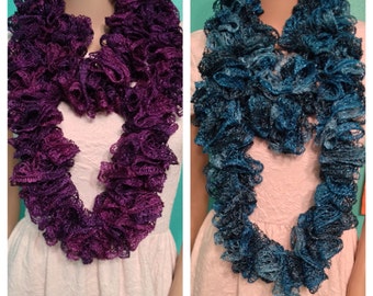 CROCHET SASHAY RUFFLE SCARVES ? Only New Crochet Patterns