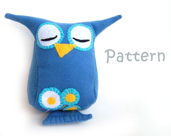 diy stuffed owl pattern