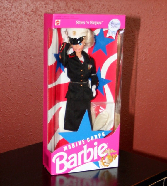 Items similar to Marine Corps Barbie on Etsy