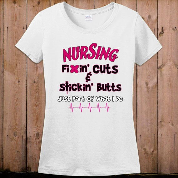 Nurse t shirt nursing shirt gifts for nurses fixing cuts and