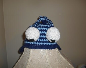 I call this my googly eyes monster hat