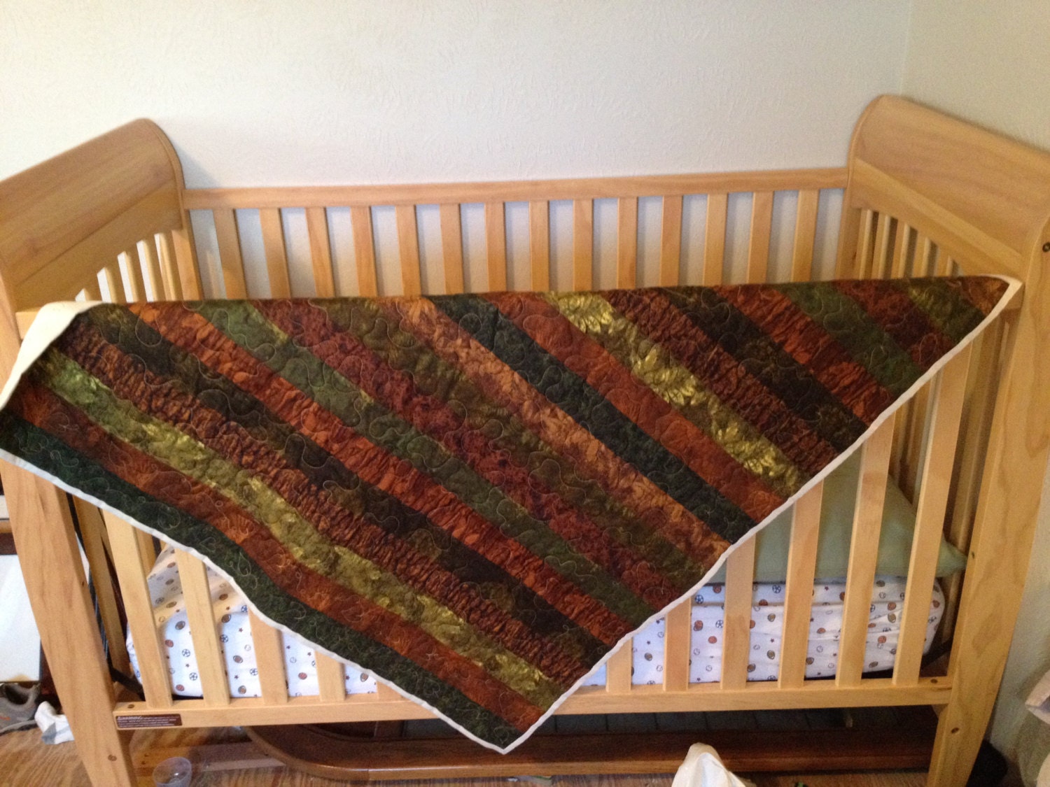 green-brown-baby-quilt-by-sweetteababy1-on-etsy