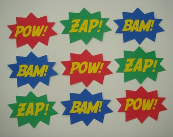 Popular items for bam pow on Etsy