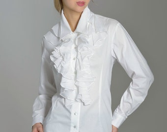 Items similar to GREAT WHITE SHIRTS Co. by Gina Woodstock Dramatic ...