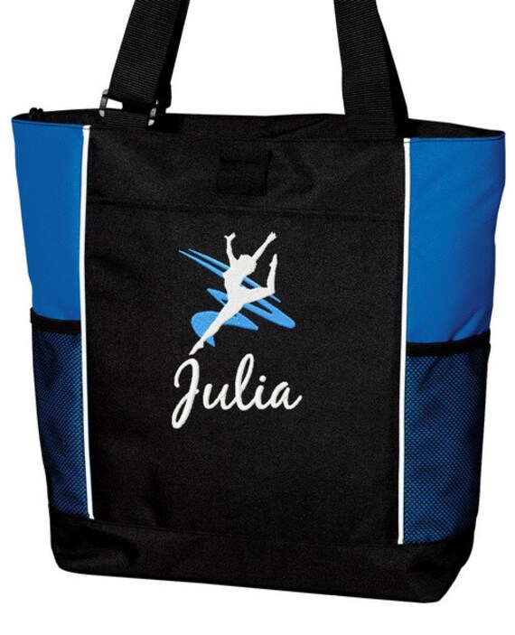Personalized Dance Tote Bag Embroidered with name Dancer
