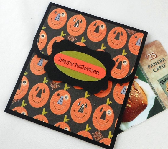 Items Similar To Halloween Gift Card Holder Halloween