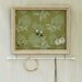 S A L E -- Jewelry Organizer- Whitewashed Frame