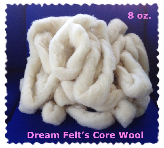 Core Wool Roving for Needle Felting 8 oz.