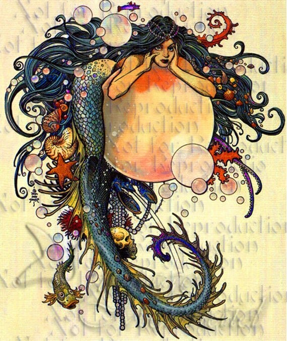 Art Nouveau Paintings Mermaids Art Nouveau Paintings Mermaids