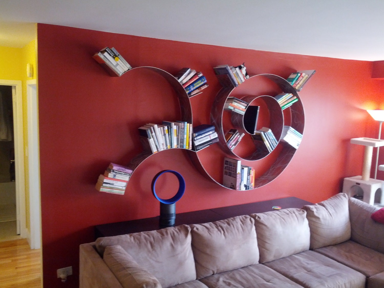 etagere murale spirale