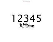 Custom Mailbox Name and House Numbers - Vinyl Decal Sticker- Vinyl Wall Decals, Signage, Mailbox Decal, Mailbox Lettering