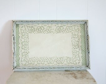 Popular items for shabby chic tray on Etsy