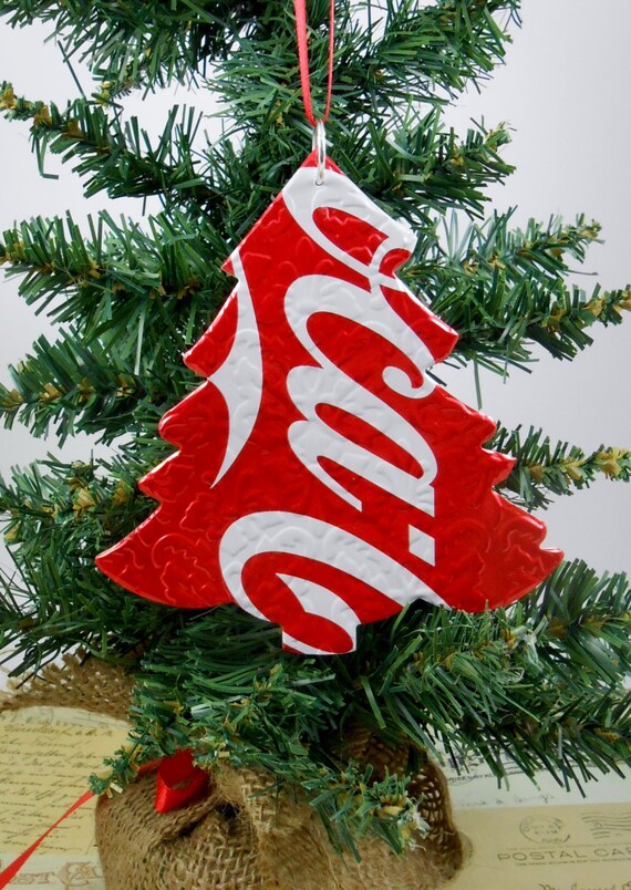 double sided christmas tree ornament recycled soda pop can double sided christmas tree ornament recycled soda pop can
