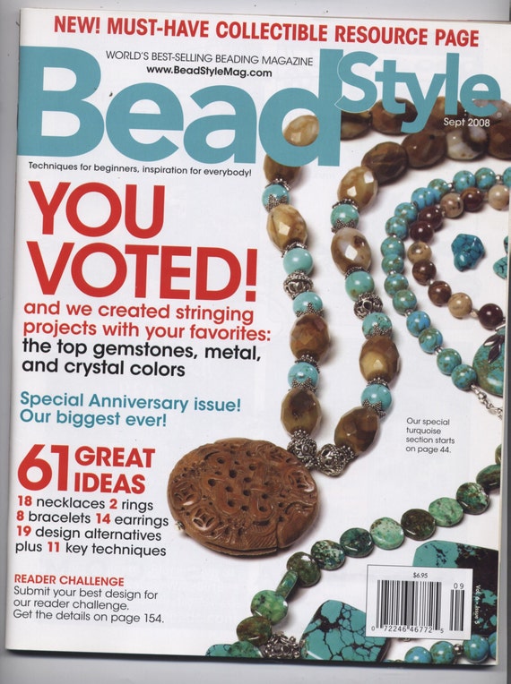 September 2008 Bead Style Magazine by FantodManorBooks on Etsy
